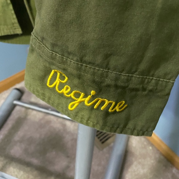 Civil Regime Olive long coat - Picture 5 of 13